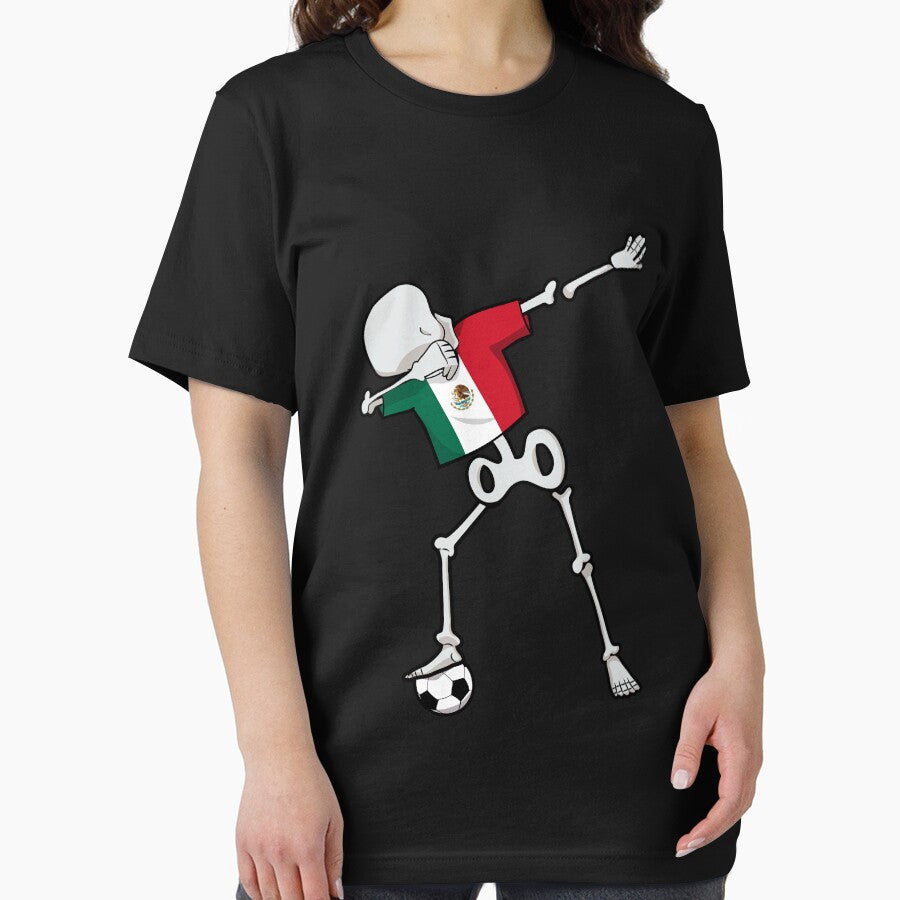 Dabbing Soccer Football Skeleton Mexico by melsens