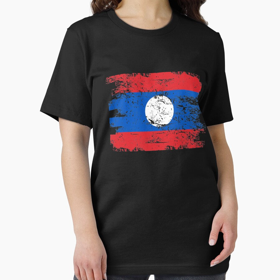 Laos Shirt Gift Country Flag Patriotic Travel Asia Light by threadsmonkey
