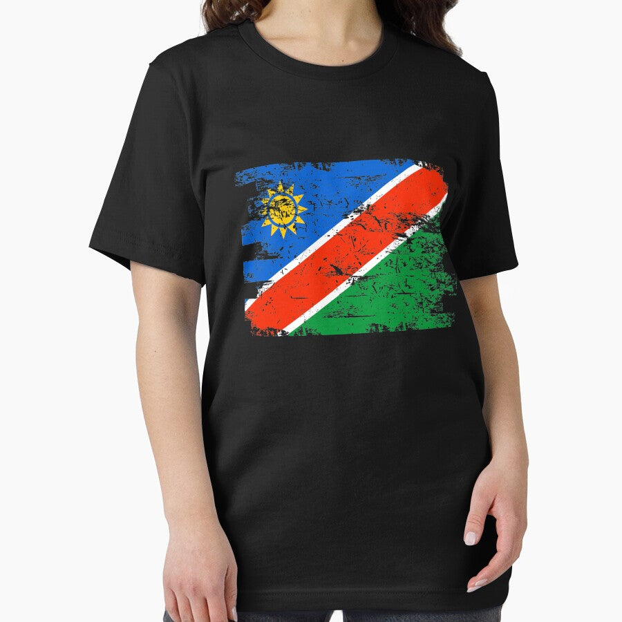 Namibia Shirt Gift Country Flag Patriotic Travel Africa Light by threadsmonkey