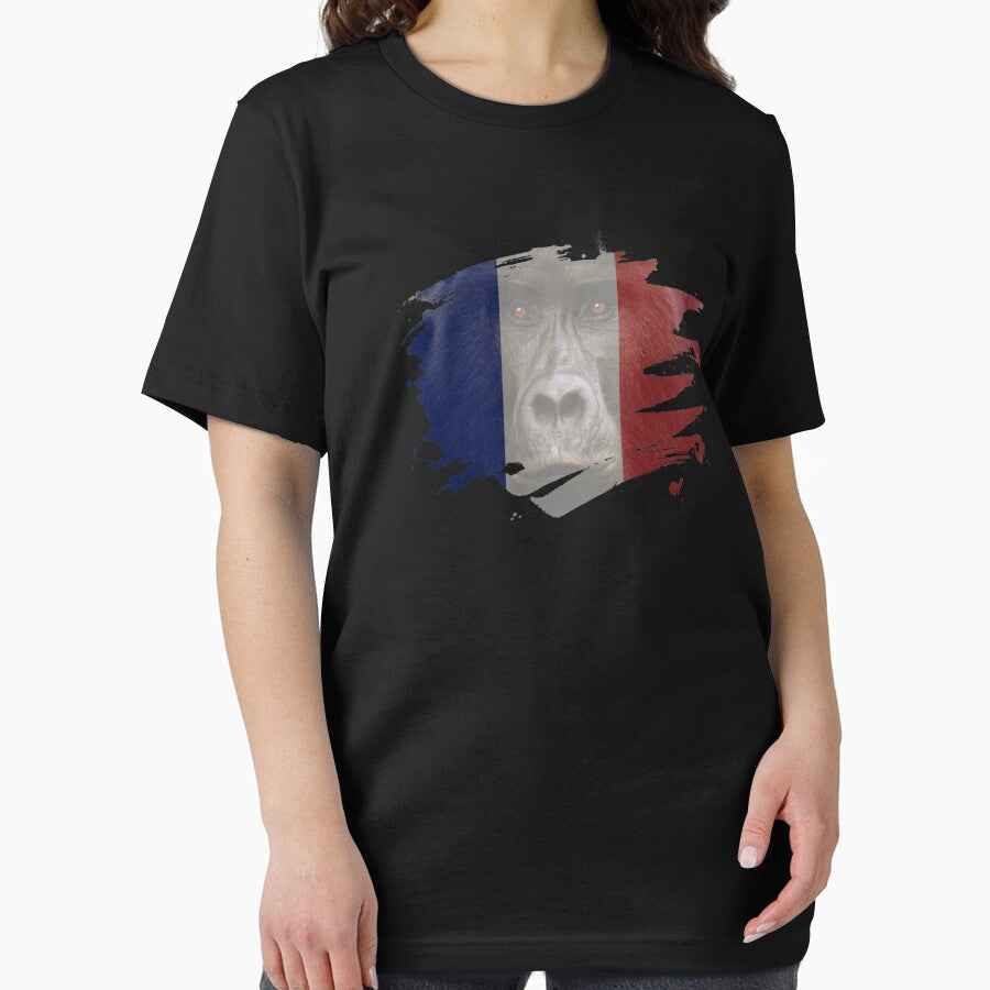 France Gorilla Flag by ockshirts