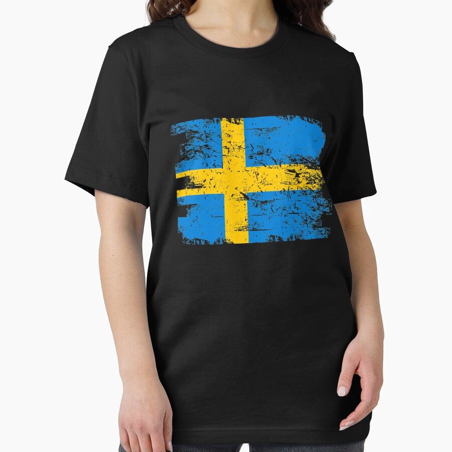 Sweden Gift Country Flag Patriotic Travel Shirt Europe Light by threadsmonkey