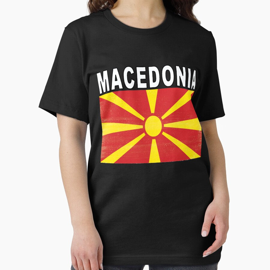 Macedonian Distressed Flag Soccer Team by merchhost