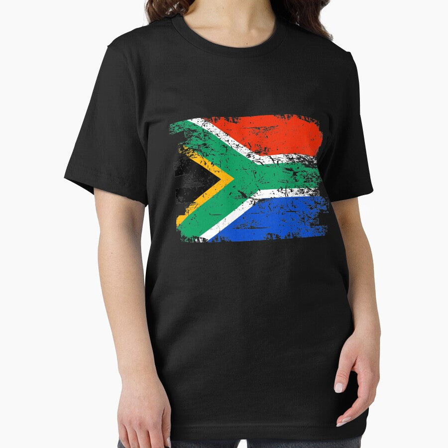 South Africa Shirt Gift Country Flag Patriotic Travel Africa Light by threadsmonkey