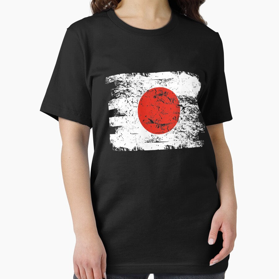 Japan Shirt Gift Country Flag Patriotic Travel Asia Light by threadsmonkey
