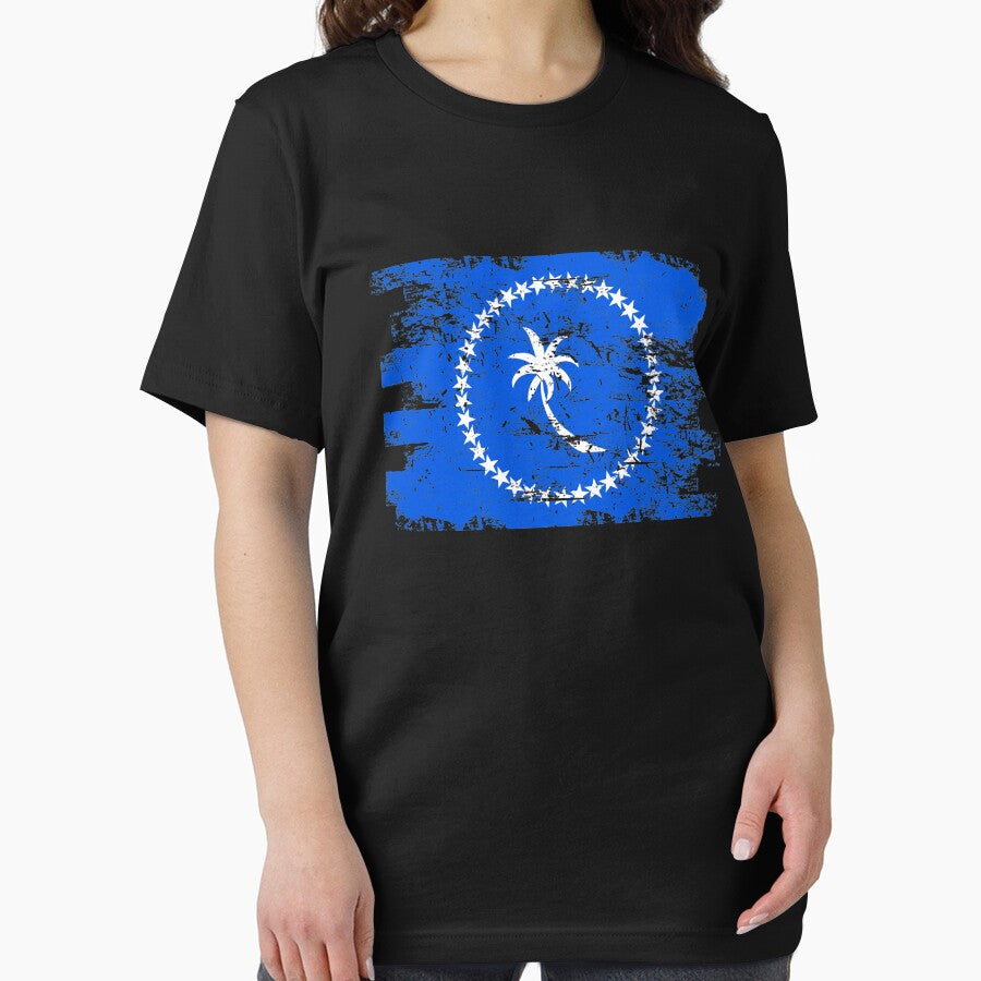 Chuuk Shirt Gift Country Flag Patriotic Travel Oceania Light by threadsmonkey