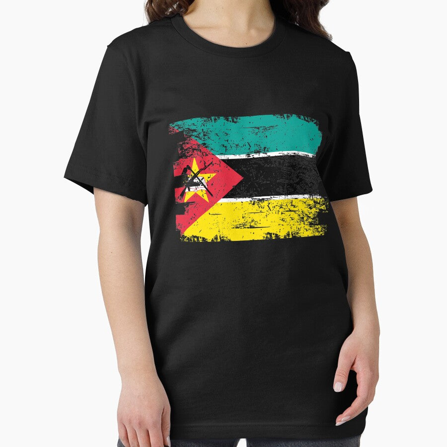 Mozambique Shirt Gift Country Flag Patriotic Travel Africa Light by threadsmonkey
