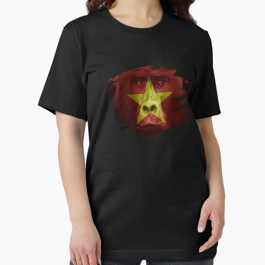 Vietnam Flag Gorilla Flag by ockshirts