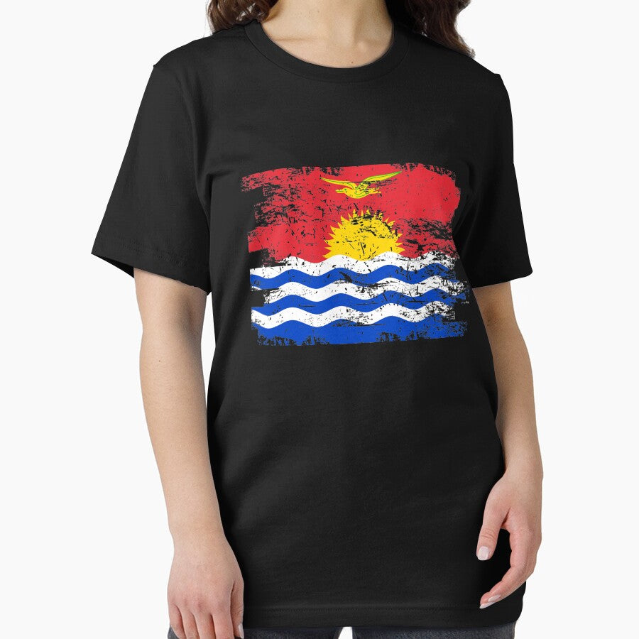 Kiribati Shirt Gift Country Flag Patriotic Travel Oceania Light by threadsmonkey