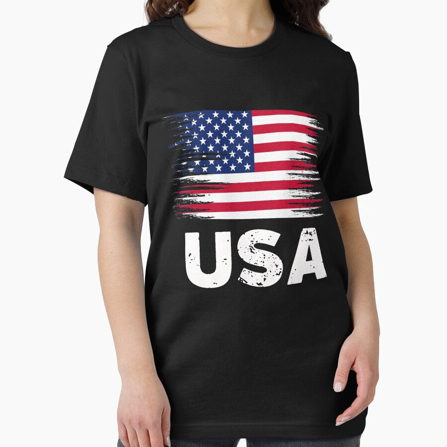 USA - American Flag Art | Sports Soccer Football Gift by melsens