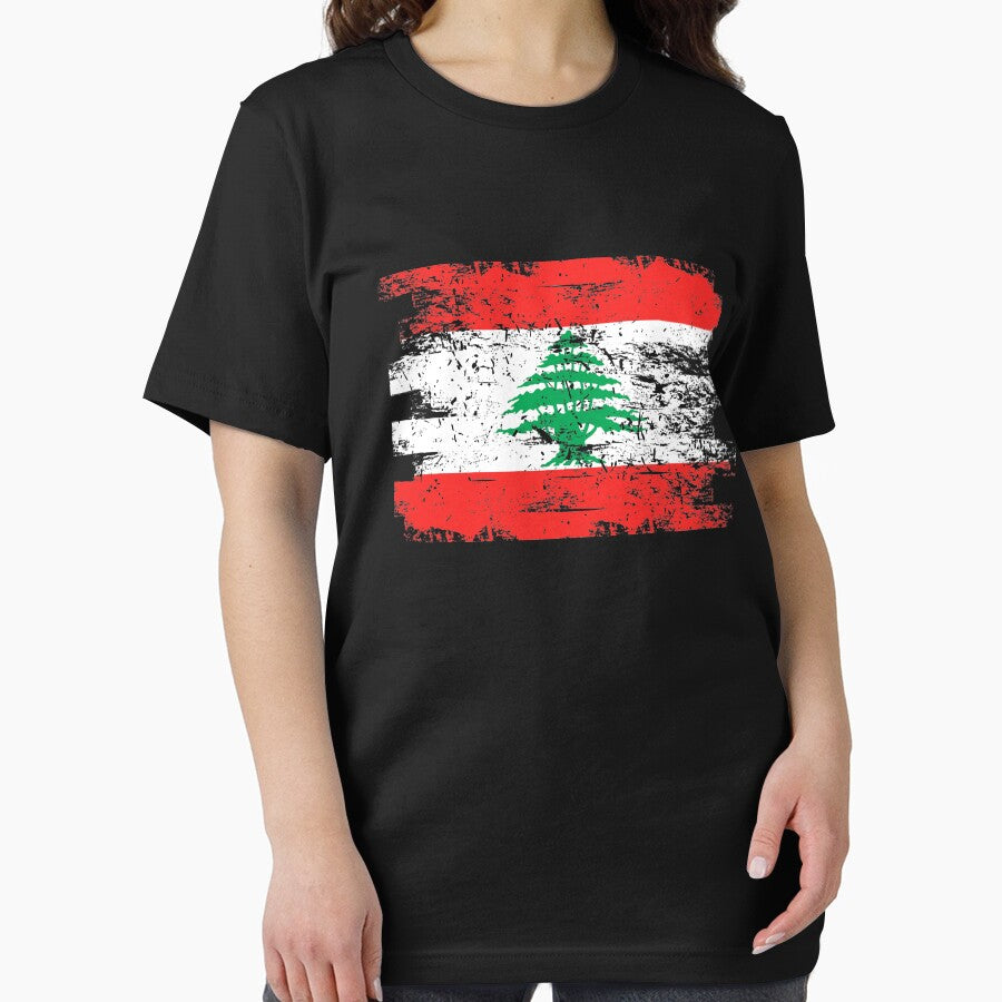 Lebanon Shirt Gift Country Flag Patriotic Travel Asia Light by threadsmonkey