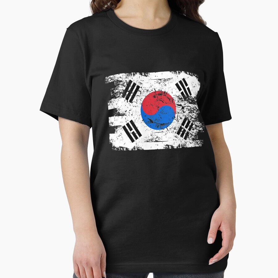 South Korea Shirt Gift Country Flag Patriotic Travel Asia Light by threadsmonkey