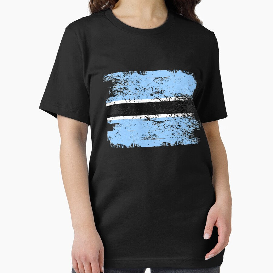 Botswana Shirt Gift Country Flag Patriotic Travel Africa Light by threadsmonkey
