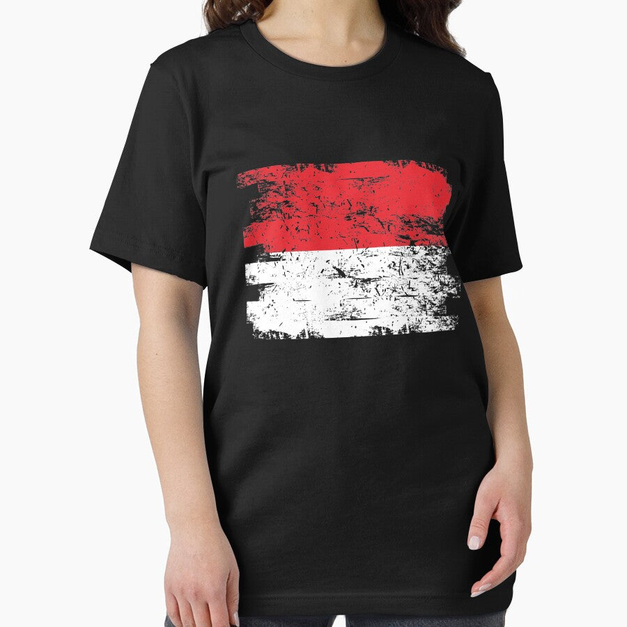 Indonesia Shirt Gift Country Flag Patriotic Travel Asia Light by threadsmonkey
