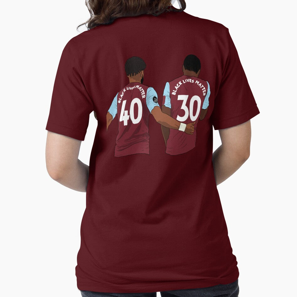 Villa Tyrone Mings and Kortney Hause Black Lives Matter by PiscesVibes