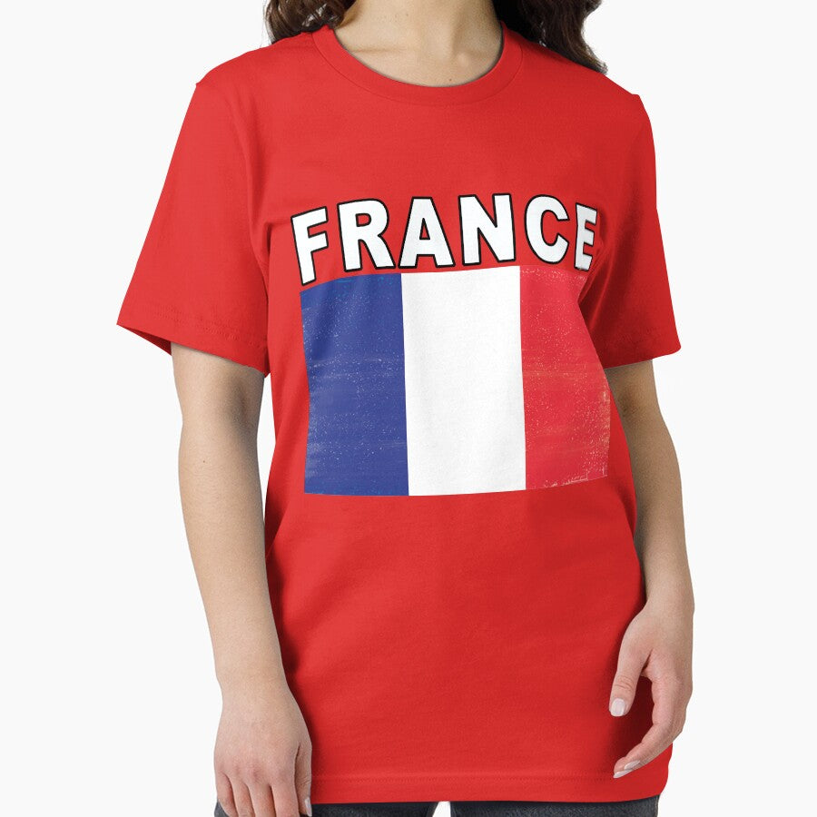France Distressed Flag Sport Jersey Design by merchhost