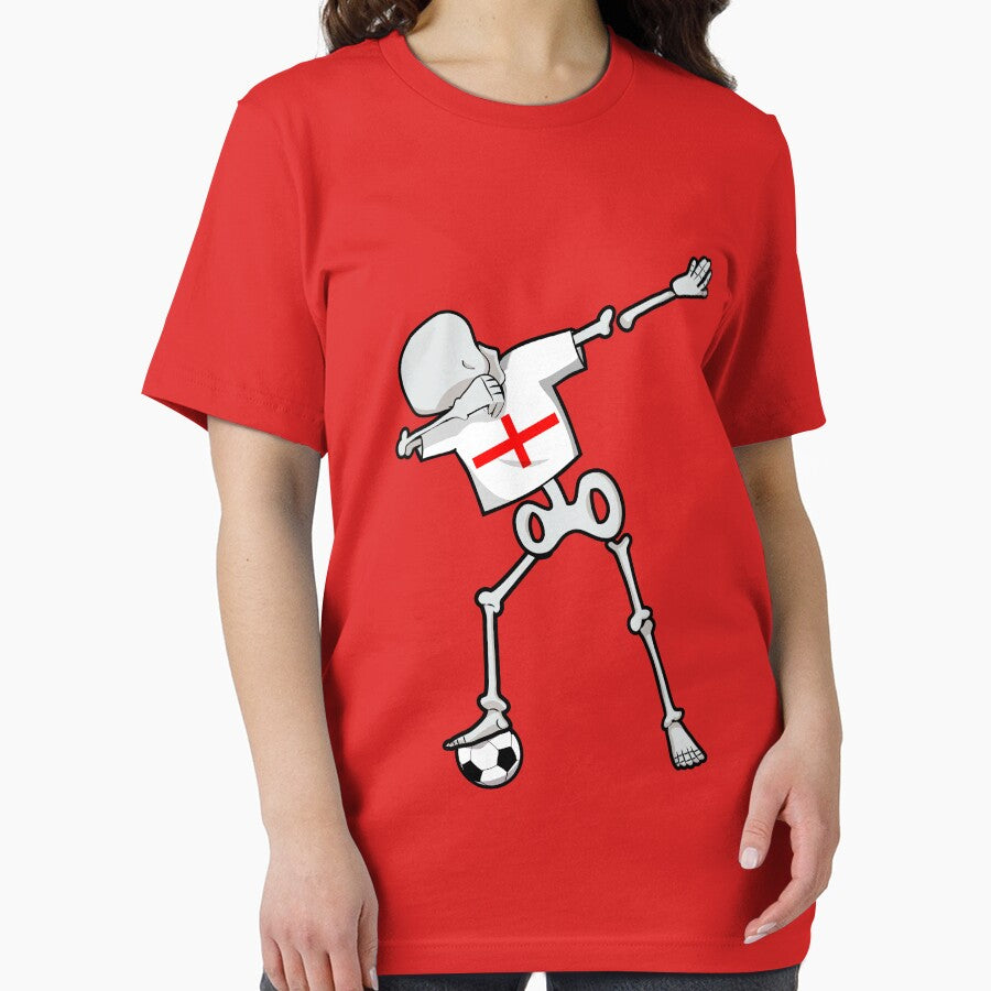 Dabbing Soccer Football Skeleton England by melsens