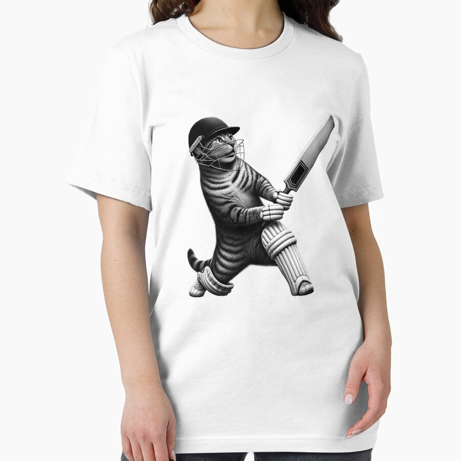 Vintage Cat Playing Cricket Kitten Lover Cricket Player by Kimberley King Art  King Art