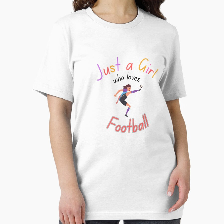 Love Football Soccer shirt gift for daughter, mom, girlfriend by dave-elf