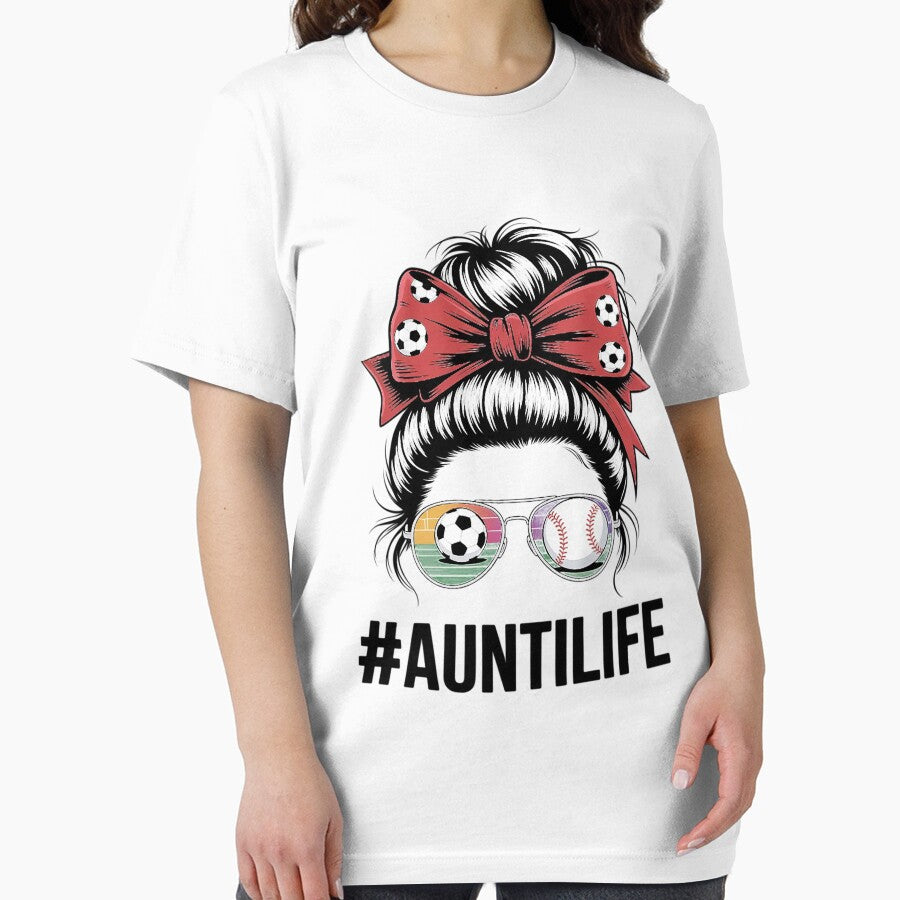 Aunt Life Softball Baseball and Soccer Auntie Mothers Day by MatthewJordas