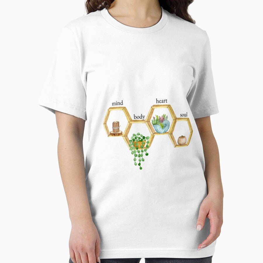Wellness and Positivity planter | Mind Body Heart Soul by affirm-shop