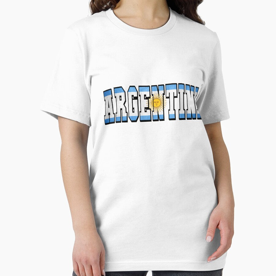 Argentina Country Flag Typography by TravelWish