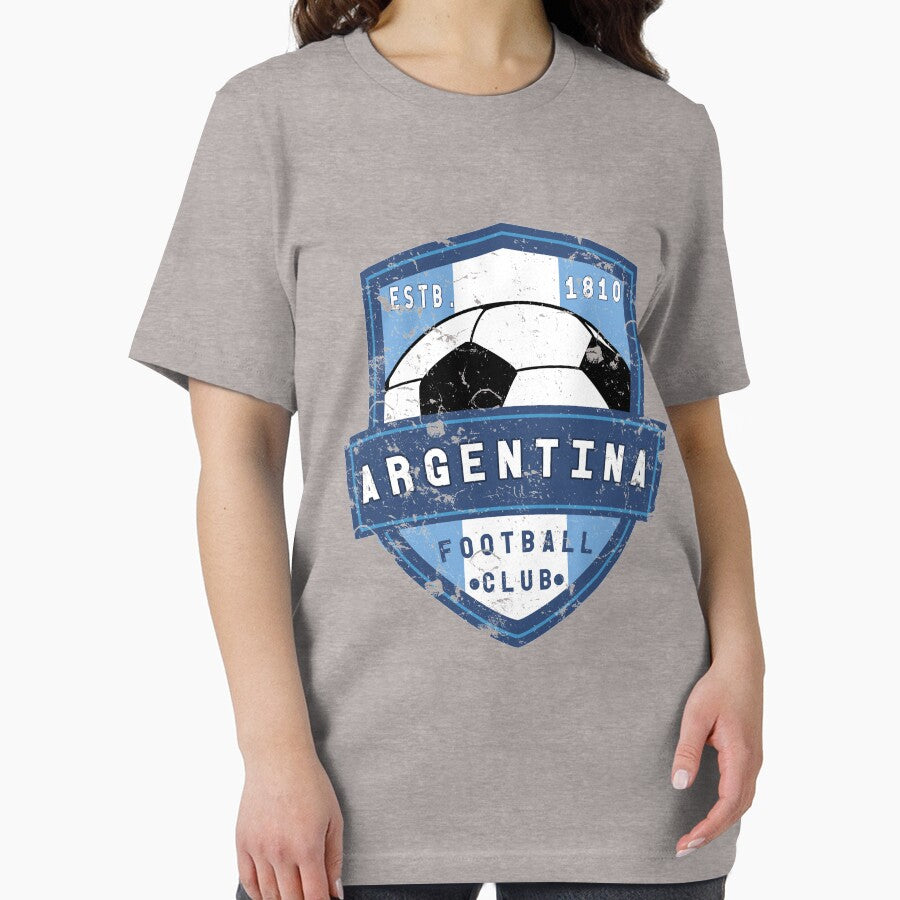 Argentina Football Club Vintage Distressed Soccer Sports Design by RealPilotDesign