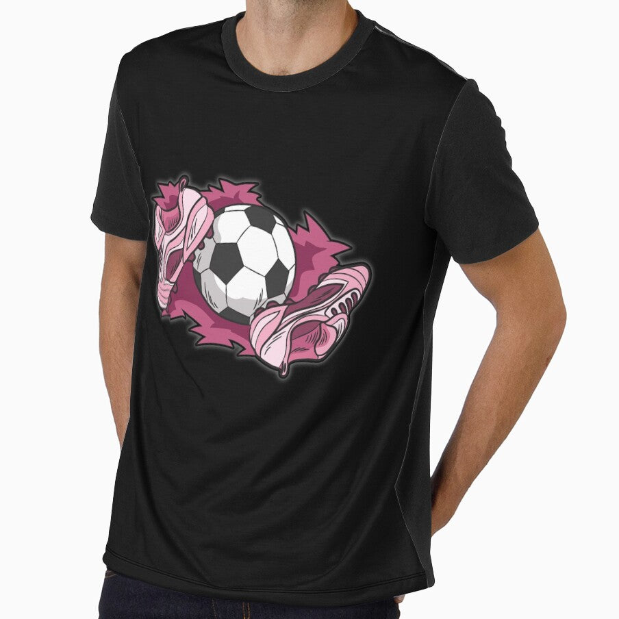 SOCCER BALL AND PINK SHOES Girl Woman Cleats Team by Moonpie90