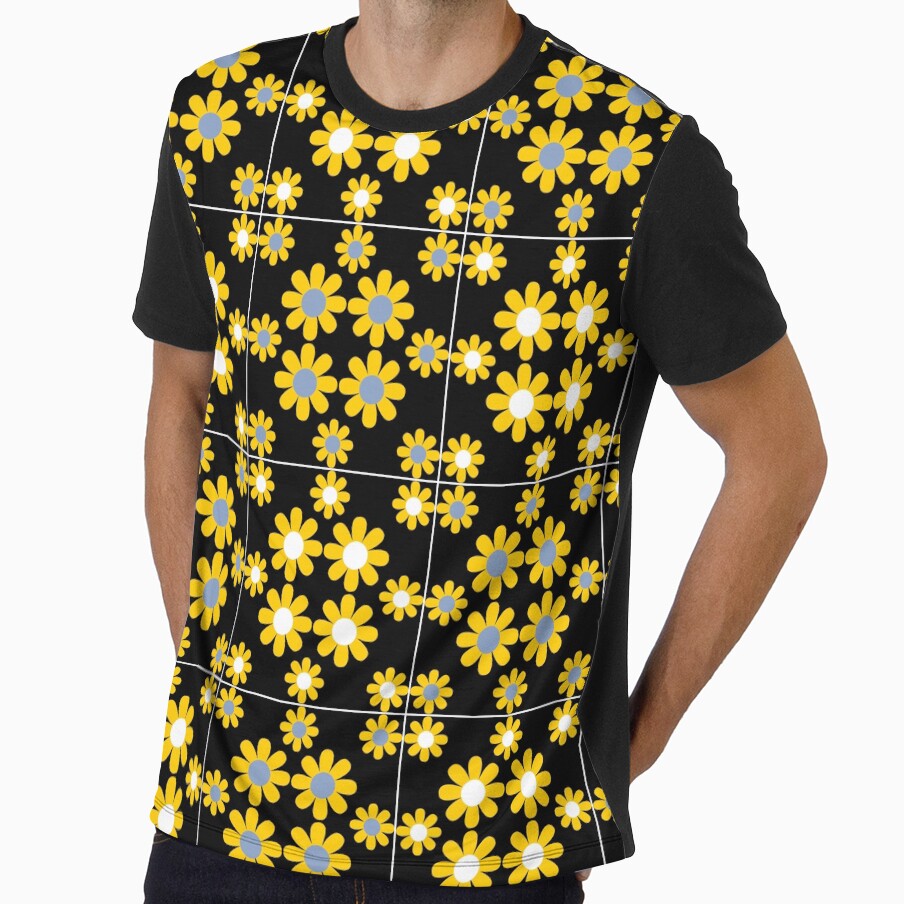 Groovy Grandpa Floral Star Retro Design by Raise2Shine