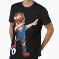 Dabbing Soccer T shirt for Boys Dab Dance Funny Football Tee by LiqueGifts