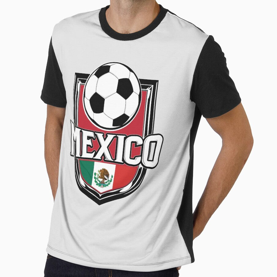 Mexico Soccer Ball Design | Mexican Flag Football Art by melsens