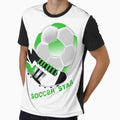 Lime Green Soccer Star by nerdchild