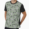 Soccer Balls and Cleats - Sage by littlearrow