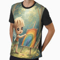 Happy tree spirit with rainbow picture by SimonsDesignArt