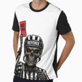 Red-Eyed Skeleton Referee Red Card — Soccer World Cup by David Mateo ArtWorks