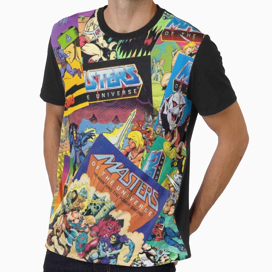 Retro 80s Action Figure Comics collage by azule1