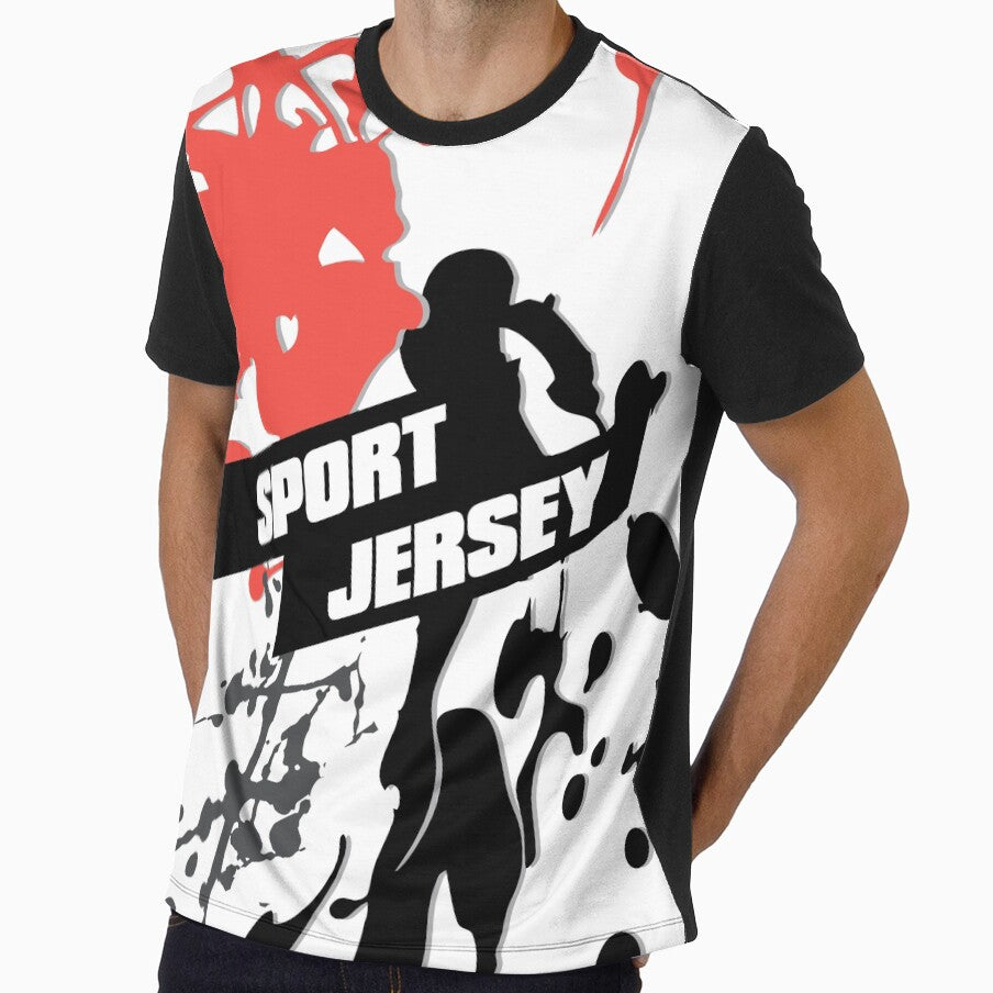 Sports soccer color movement upwards in style Jersey by klimov0101