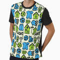 Classic Match Day Yellow Doodle Pattern by Piotrek0001