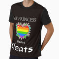 My Princess Wears Cleats T-shirt, Softball Mom Shirt, Dad Baseball Player,soccer t-shirts,Slim Fit T-Shirt by Essakhi12