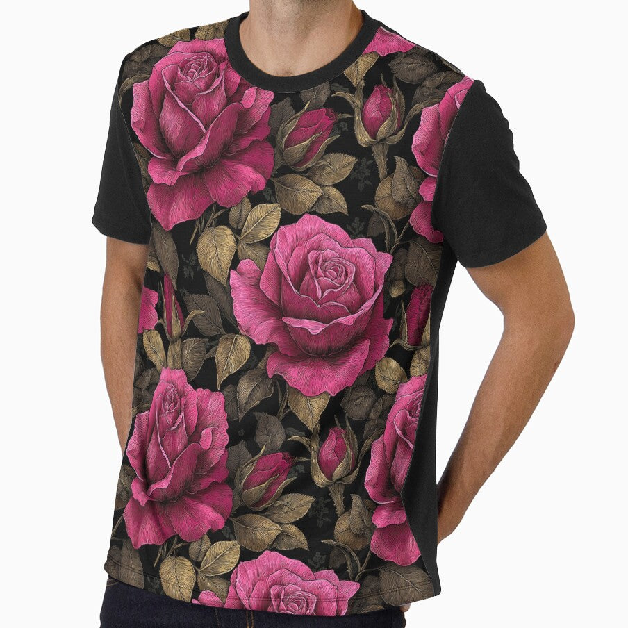 Flourishing Rose Print  - Botanical Garden Pattern  - Valentine Gifts For Her by RoyalStarsPatts