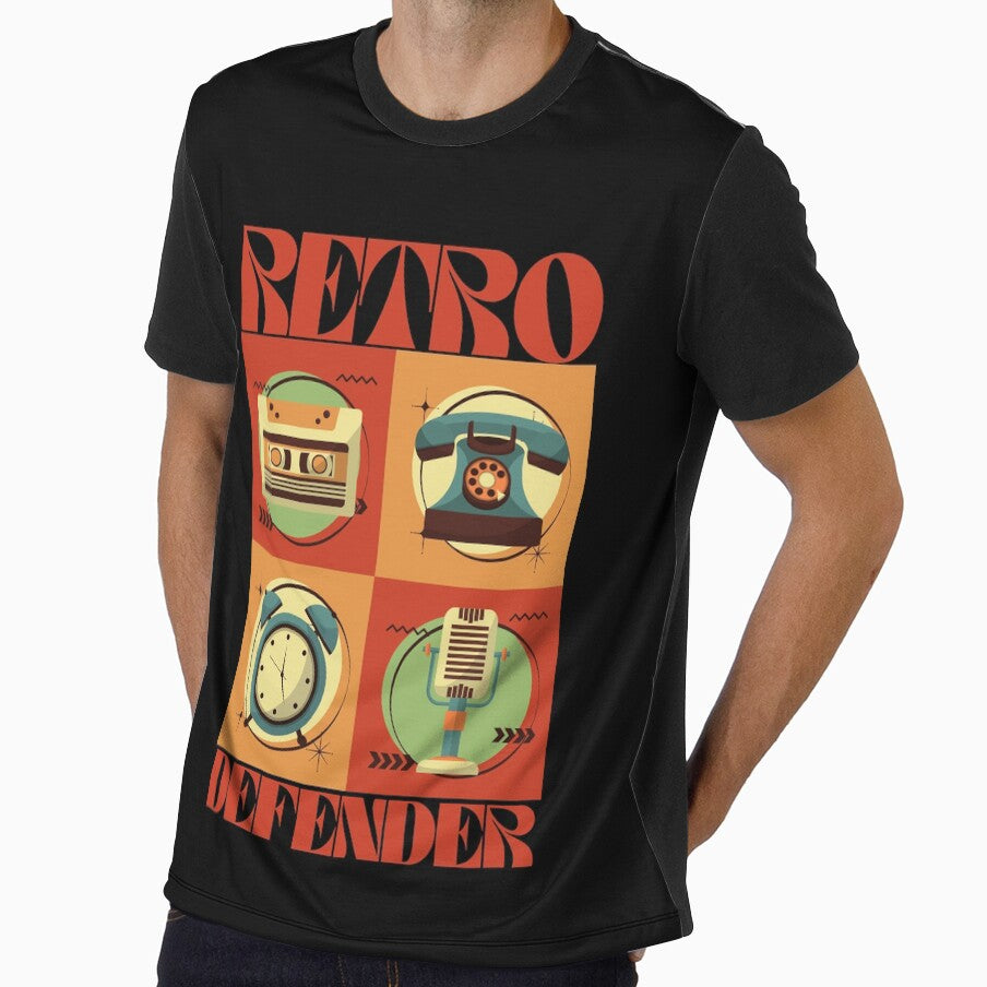 Retro Defender Retro 70s 60s Aesthetics by CyberArtistOne