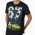 Number 67 Soccer Ball Football Player Jersey Sport Drip Graphic Art by MassonCalepon