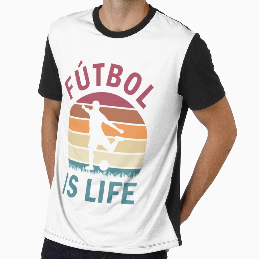 Loves Anime And Football And Soccer Lover Vintage Retro Sunset Awesome Since by PoppyCoodesa
