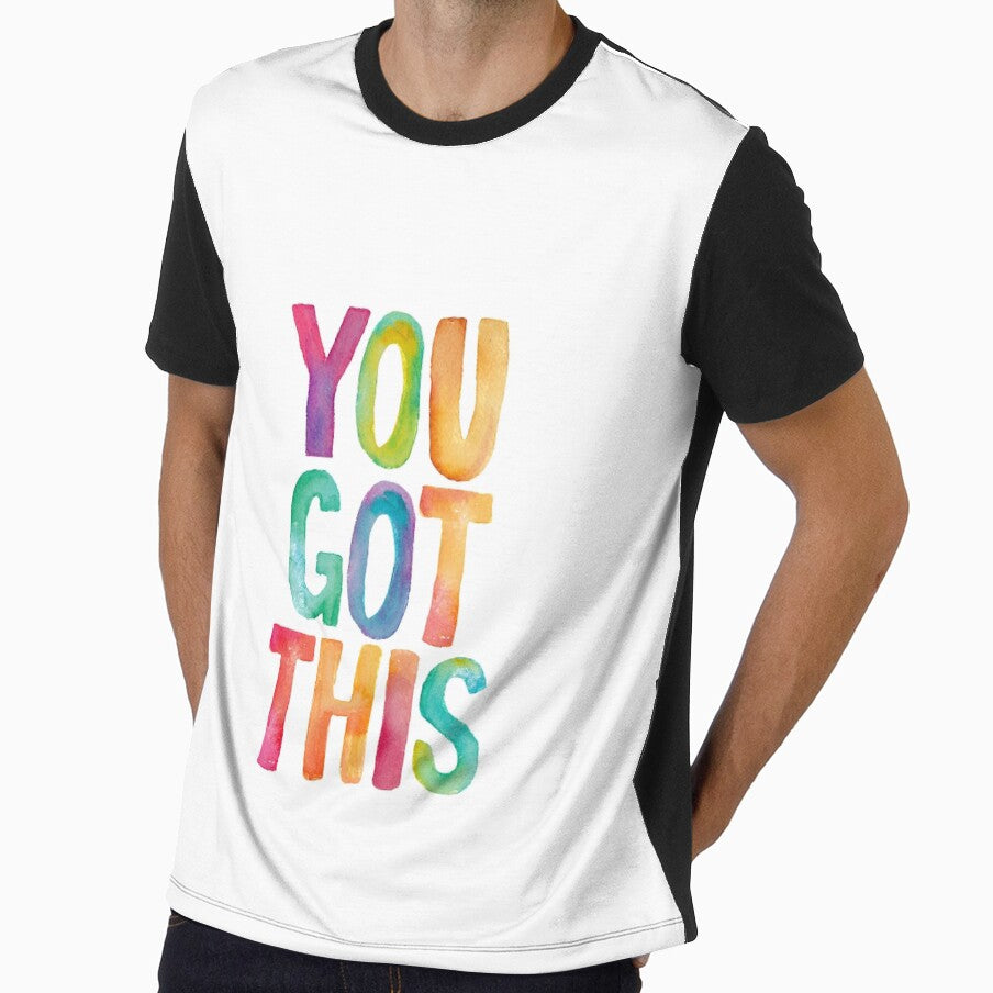 You Got This Rainbow Watercolor by MotivatedType
