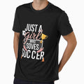 girl who loves soccer just soccer player champion trophy sport by Gogetgiggles