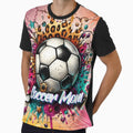 Soccer Mom Life: Vibrant Leopard Print & Ball Design by BunnyFogCo