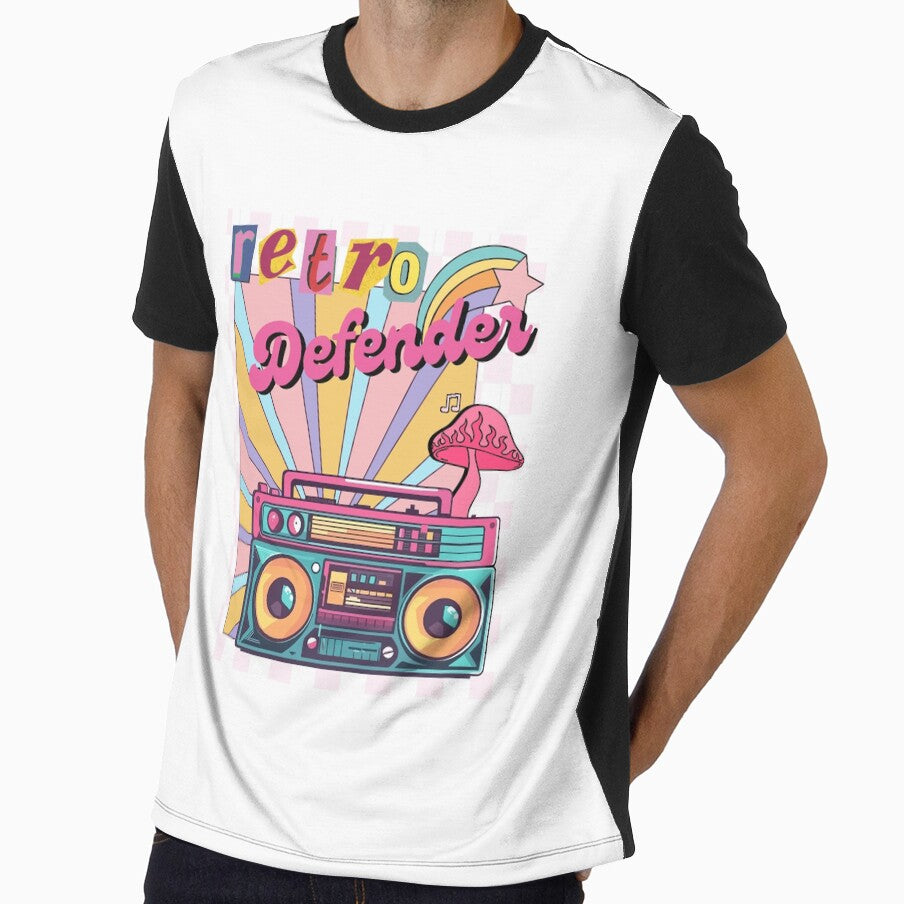 Retro Defender Retro Pink Sweet Pastel 60s Aesthetics by CyberArtistOne