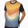 retro sunset pattern by printguys