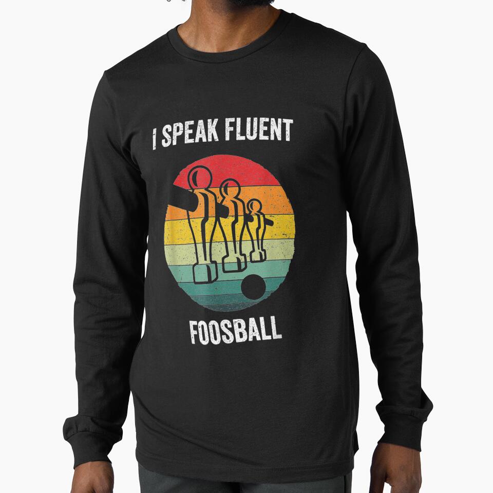 I Speak Fluent Foosball Vintage Table Soccer Gift by sariyahharry