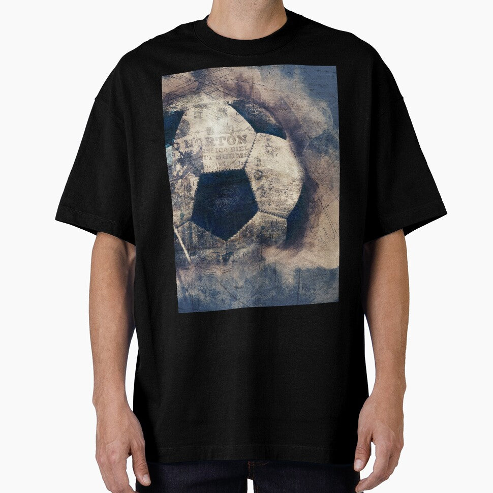 Abstract Blue Grunge Soccer by Gatterwe