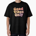 70s groovy good vibes only quote by MrCodeXZ